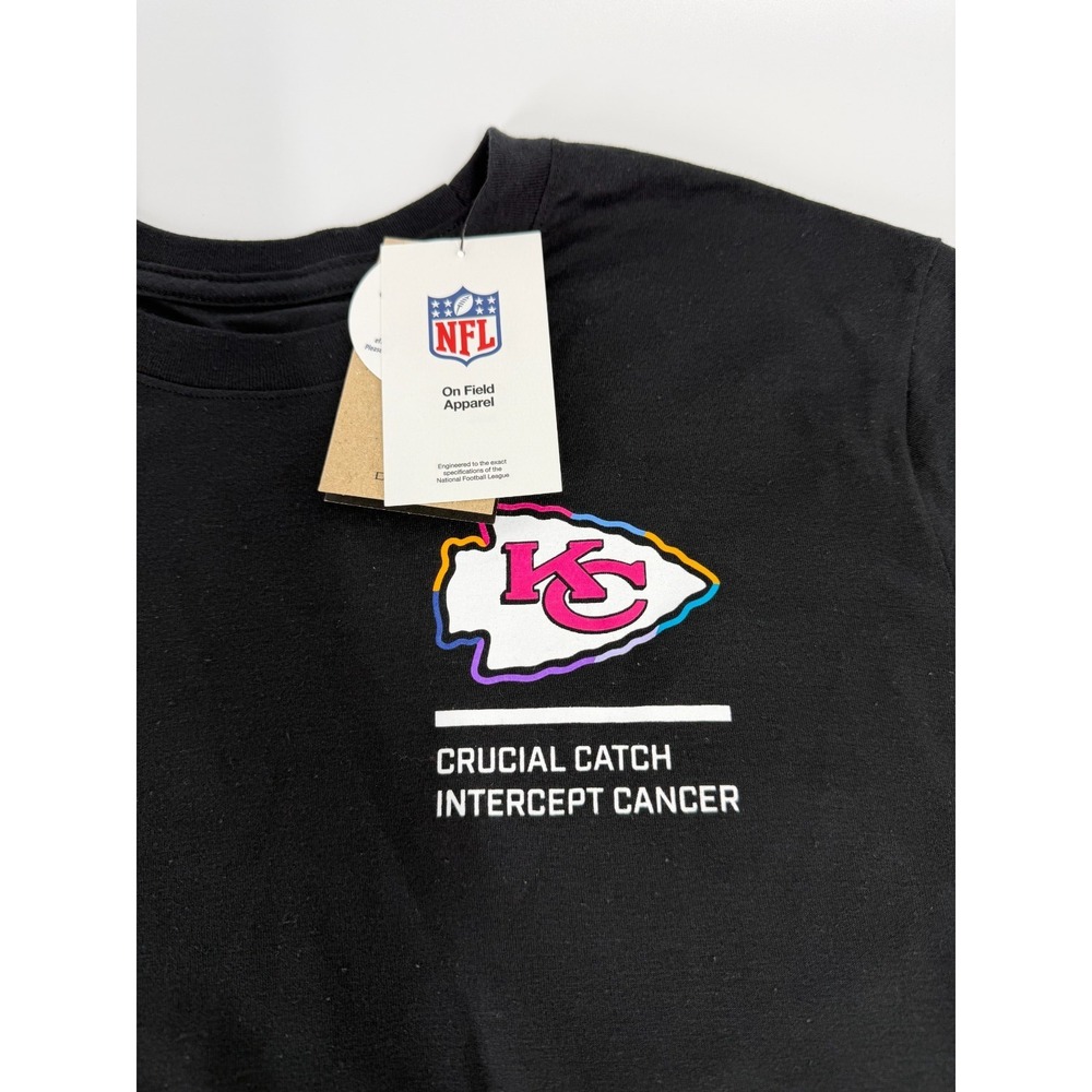 Kansas City Chiefs Nike 2025 NFL Crucial Catch Sideline Logo T-Shirt Mens SZ XL - Picture 2 of 5